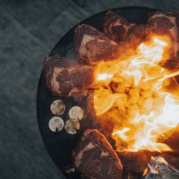 BBQ - bol à feu avec trépied - y compris grille